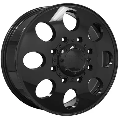 Trending Ion 167 Dually Front 20x8.25 8x6.5" +115mm Gloss Black Wheel Rim 20" Inch 167-2881GBF115
