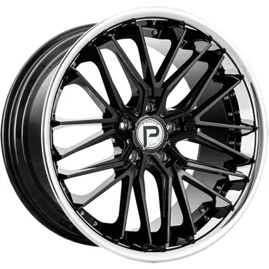 Popular Pinnacle P214 Legacy 20x10 5x4.5" +40mm Gloss Black/SSL Wheel Rim 20" Inch P21420105545-40GBS