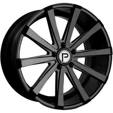 Pinnacle P100 Royalty 20x8.5 5x4.5" +35mm Black/Milled Wheel Rim 20" Inch P100205545-35GBML Limited Edition