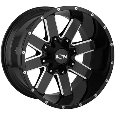 Direct From Factory Ion 141 20x9 8x170 +0mm Black/Milled Wheel Rim 20" Inch 141-2970M