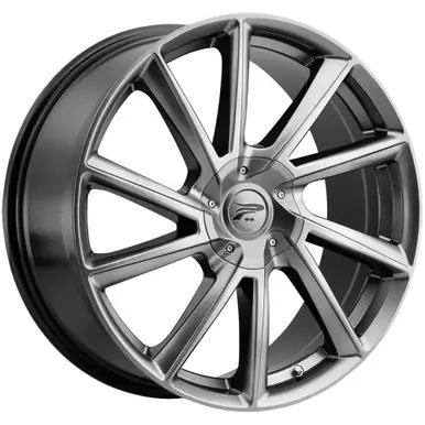 Secure Checkout Platinum 466 Mystic 17x8 4x100/4x108 +40mm Graphite Wheel Rim 17" Inch 466-7801G+40