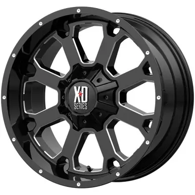 Mega Sale XD Series XD825 Buck 25 20x10 5x5"/5x5.5" -24mm Black/Milled Wheel Rim 20" Inch XD82521035324N