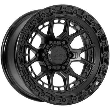 Lock Off-Road Commando 20x10 8x170 -18mm Double Black Wheel Rim 20" Inch COMMANDO-2187GB Brand New
