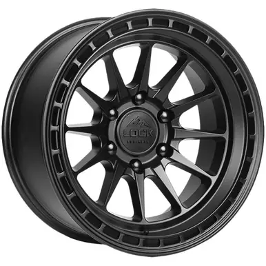 Lock Off-Road Baja 17x8 5x4.5" +40mm Matte Black Wheel Rim 17" Inch BAJA-7854MB Grab Now