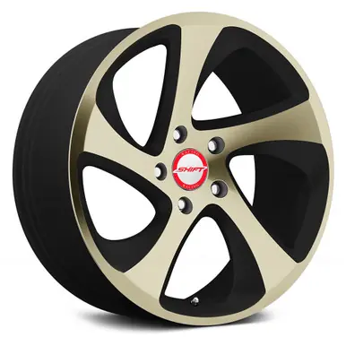 Shift H22 Strut 18x8.5 5x4.5" +35mm Black/Bronze Wheel Rim 18" Inch H22851435BMBZ In Demand