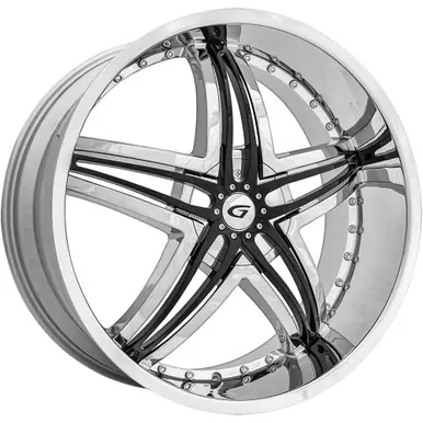 Gianna G1 Blitz 20x8.5 5x4.5"/5x120 +35mm Chrome Wheel Rim 20" Inch G1-2085D403573 Fast Shipping