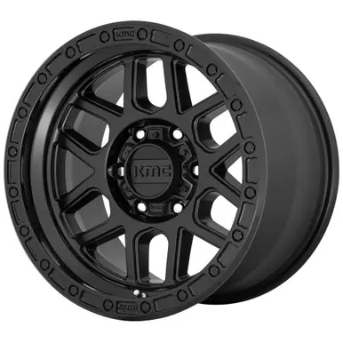 Hot Deal KMC KM544 Mesa 18x9 5x150 +25mm Double Black Wheel Rim 18" Inch KM54489058725