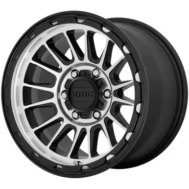 KMC KM542 Impact 18x9 6x5.5" +18mm Black/Machined Wheel Rim 18" Inch KM54289068518 Mega Sale