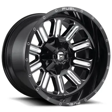 Save Now Fuel D620 Hardline 20x9 8x170 +20mm Black/Milled Wheel Rim 20" Inch D62020901757