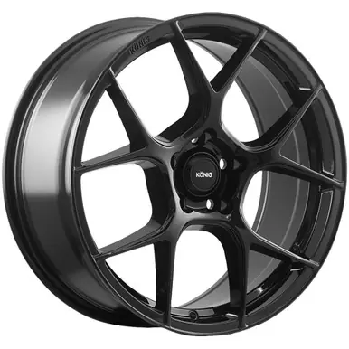 Hot Deal Konig Diverge 18x8 5x120 +35mm Gloss Black Wheel Rim 18" Inch DG88520355