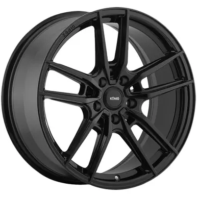 Konig Myth 18x8 5x112 +43mm Gloss Black Wheel Rim 18" Inch MY88512435 Cheap