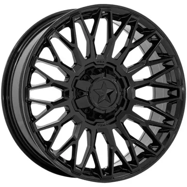 MSA Offroad M50 Clubber 24x7 4x137/4x156 +0mm Gloss Black Wheel Rim 24" Inch MA050BX24704A00 Best Choice