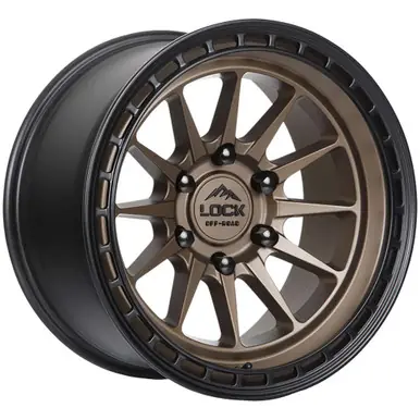 Big Sale Lock Off-Road Baja 17x9 6x135 -12mm Bronze Wheel Rim 17" Inch BAJA-7963MRMBR12N