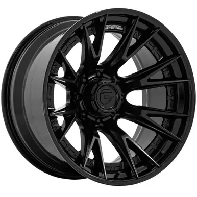 Fuel Fusion Forged Catalyst 22x12 8x6.5" -44mm Double Black Wheel Rim 22" Inch FC402MX22128044N Instant Buy