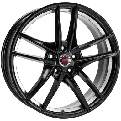 Racing R28 20x8 5x4.5" +40mm Black/Machined Wheel Rim 20" Inch RR28-208514+40BMR Price Cut