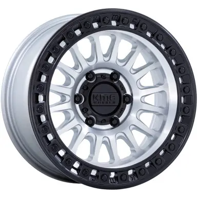 KMC KM552 IMS 17x8.5 5x5" +25mm Machined/Black Wheel Rim 17" Inch KM552DB17855025 Trusted Brand