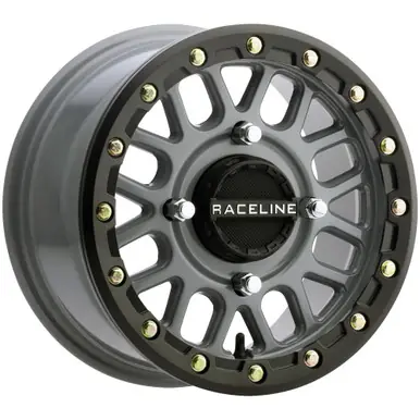 Raceline UTV A93SG Podium 14x7 4x156 +10mm Gunmetal Wheel Rim 14" Inch A93SG-47056+10 Warranty Included