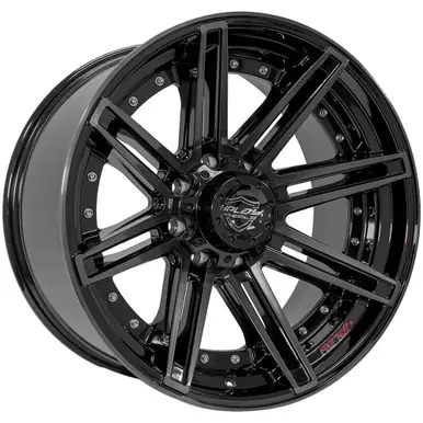 While Supplies Last 4Play Gen2 4P08 22x10 8x180 -24mm Black/Tint Wheel Rim 22" Inch 4P08-22100-8180-24BBT