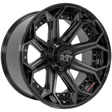 4Play Gen2 4P80R 22x12 6x135/6x5.5" -44mm Black/Tint Wheel Rim 22" Inch 4P80R-22120-6D55-44BBT Popular