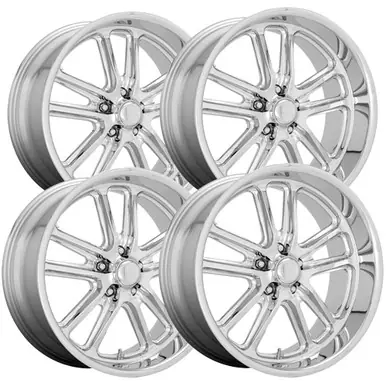 (Set of 4) Staggered-US Mags U131 Bullet 18x8,18x9.5 5x4.75" Chrome Wheels Rims U13118806145-U13118956152 Must Have
