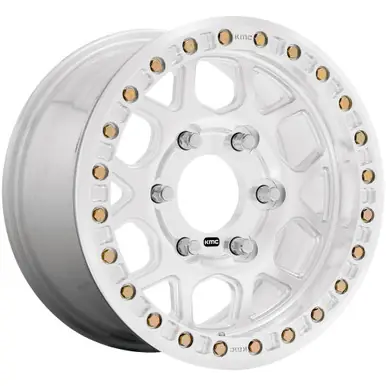 Instant Buy KMC KM444 Beadlock 17x9 6x6.5" +0mm Machined Wheel Rim 17" Inch KM44479091500