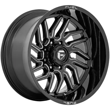 Fuel D807 Hurricane 20x10 5x5.5" -18mm Black/Milled Wheel Rim 20" Inch D8072000B447 No Minimum Order