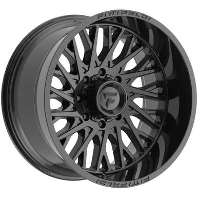 Best Choice Fittipaldi Off-Road FA08GB 24x10 8x6.5" -19mm Gloss Black Wheel Rim 24" Inch FA08-24108165N19GB