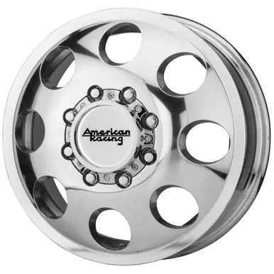 American Racing AR204 Baja Dually Front 16x6 8x6.5" Polished Wheel Rim 16" Inch AR204660801111 Brand New