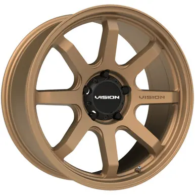 Vision 351 Flow 16x8 5x5.5" +0mm Bronze Wheel Rim 16" Inch 351-6885BZ0 Place Order