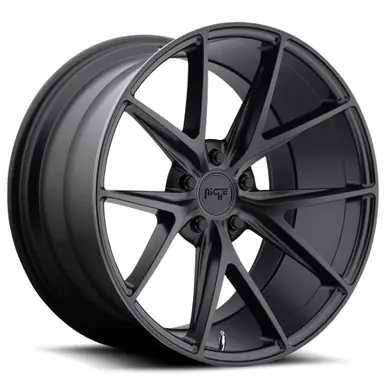 Niche M117 Misano 20x10.5 5x112 +27mm Satin Black Wheel Rim 20" Inch M1172005F8+27 Worldwide Shipping