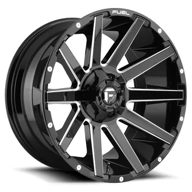 Fuel D615 Contra 22x12 8x170 -44mm Black/Milled Wheel Rim 22" Inch D61522201747 Don’t Miss Out