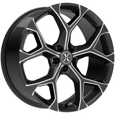 Xcess X05 22x9 5x5" +15mm Black/Milled Wheel Rim 22" Inch X0529052715GBML Crafted