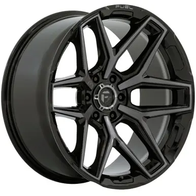 New Release Fuel D854 Flux 20x9 6x4.5" +20mm Black/Tint Wheel Rim 20" Inch FC854BT20906420