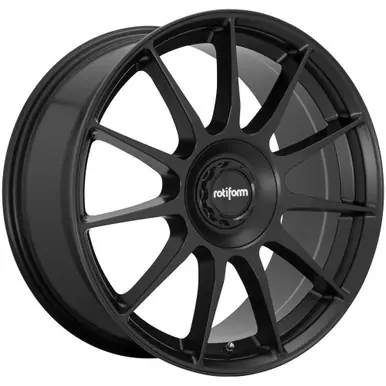 Final Sale Rotiform R168 DTM 20x8.5 5x108/5x4.5" +35mm Satin Black Wheel Rim 20" Inch R168208502+35A