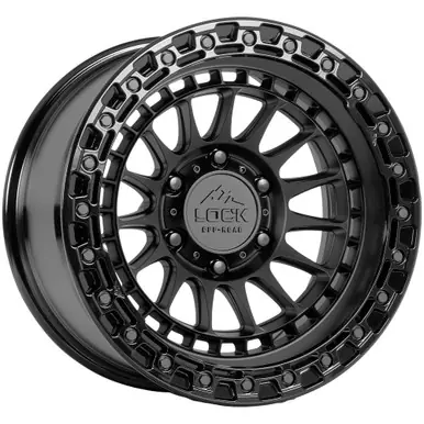 Lock Off-Road Mojave 20x9 6x135 +0mm Double Black Wheel Rim 20" Inch MOJAVE-2963GB Money Back Guarantee