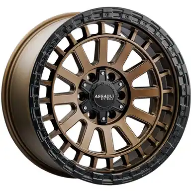 Buy Today Assault Offroad AS2 17x8.5 5x5" -5mm Bronze Wheel Rim 17" Inch AS2785050-05BR