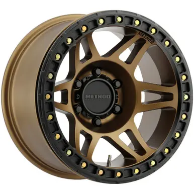 Method MR106 Beadlock 17x9 8x6.5" -44mm Bronze Wheel Rim 17" Inch MR10679080944B Free Shipping