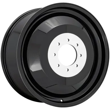 Best Choice Fuel D501 Dually Inner 24x8.25 8x6.5" Gloss Black Wheel Rim 24" Inch D50124828D
