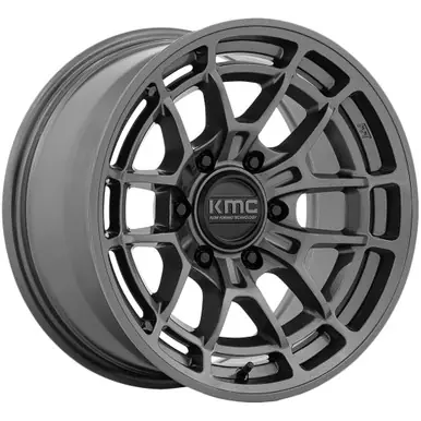 KMC KM732 Archer 17x8.5 6x5.5" +25mm Gunmetal Wheel Rim 17" Inch KM732AX17856825 High Quality