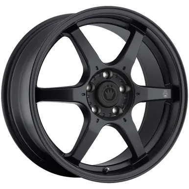Konig Backbone 17x7.5 5x4.5" +35mm Matte Black Wheel Rim 17" Inch BC7S514355 Direct From Manufacturer