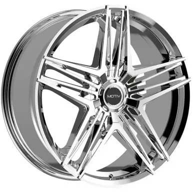 Motiv 440C 17x7.5 5x4.5"/5x120 +40mm Chrome Wheel Rim 17" Inch 440C-7755740 Brand New