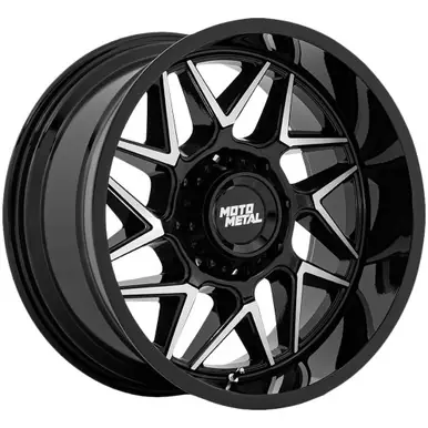 Moto Metal MO812 Turbine 20x9 8x180 +20mm Black/Machined Wheel Rim 20" Inch MO812BD20908820 Shop Now