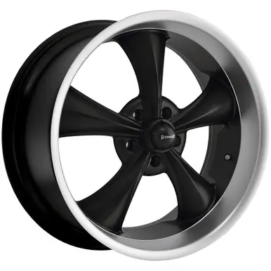Fresh Stock Ridler 695 17x7 5x4.5" +0mm Matte Black Wheel Rim 17" Inch 695-7765MB