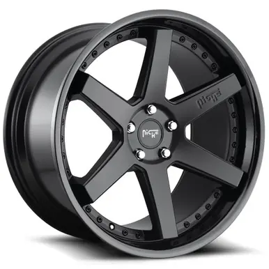 Niche M192 Altair 19x8.5 5x112 +42mm Double Black Wheel Rim 19" Inch M1921985F8+42 Exclusive