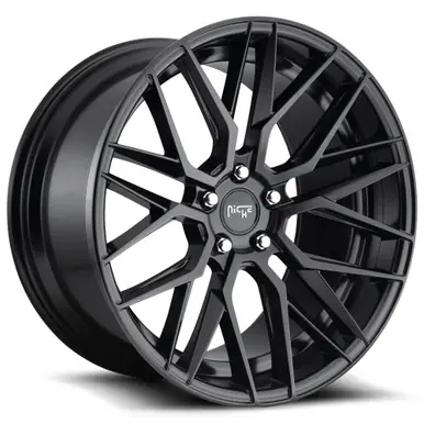 Best Choice Niche M190 Gamma 19x9.5 5x120 +40mm Matte Black Wheel Rim 19" Inch M190199521+40