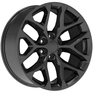 Brand New Strada Replicas R176 Snowflake 20x9 6x5.5" +24mm Gloss Black Wheel Rim 20" Inch R176-063924GB