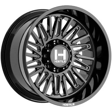 Hostile H143 Rampage 20x10 8x180 -19mm Gloss Black Wheel Rim 20" Inch H143-2010818047GA No Minimum Order