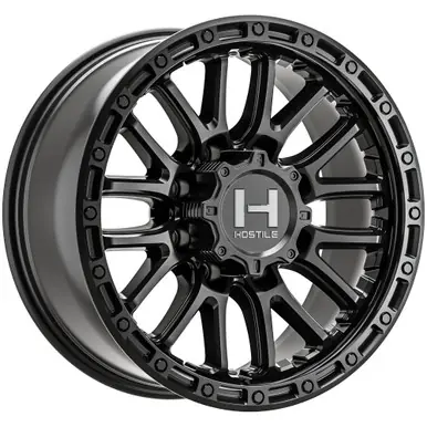 Hostile H135 Ridgecrest 17x9 5x5" -12mm Satin Black Wheel Rim 17" Inch H135-1790512745A One Day Deal