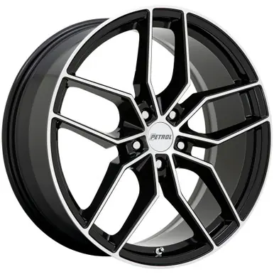 Petrol P5C 20x8.5 5x115 +40mm Black/Machined Wheel Rim 20" Inch 2085P5C405115B76 Special Offer