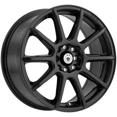 Konig Control 15x6.5 4x100/4x108 +40mm Matte Black Wheel Rim 15" Inch CL65D08405 Holiday Sale